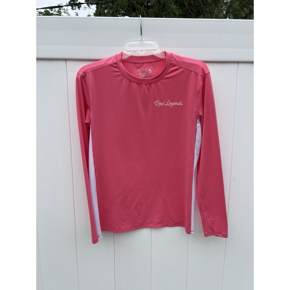 Reel Legends Keep It Cool Long Sleeve Women’s Small Pink Shirt